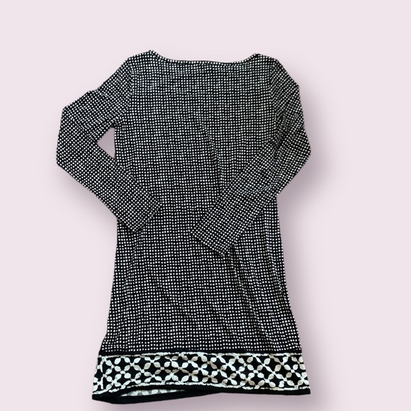 Michael Kors Long Sleeve Dotted Mini Dress - Picture 4 of 4